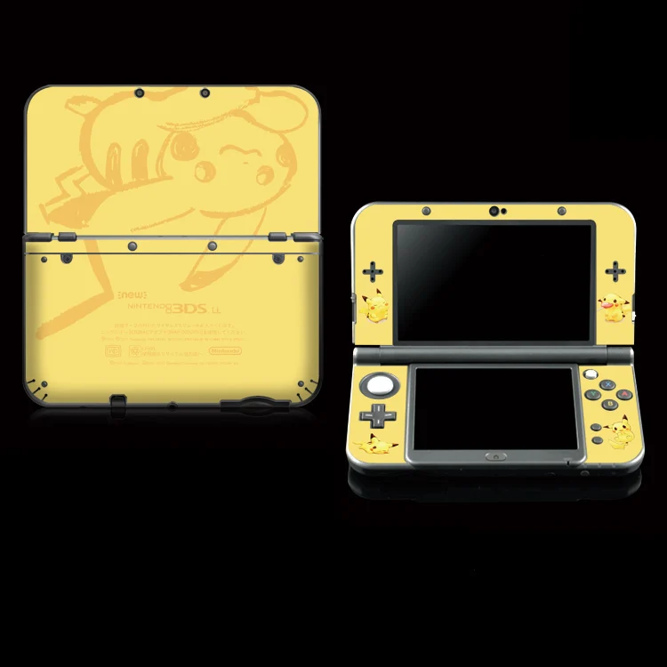 Виниловая наклейка на обложку, наклейка на кожу для Pokemon для jend o New 3DS XL, наклейка на кожу, наклейка на консоль s New 3DS LL, наклейка на консоль - Цвет: Yellow