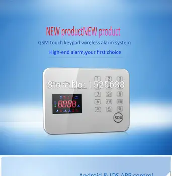 

APP GSM QUAD Band Personal Home Perimeter Security Pir Alarm Sensor Mms Rfid Touch Panel Keypad