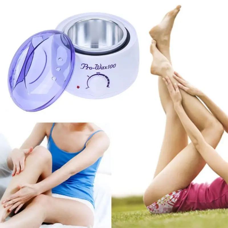 

Depilatory Melting Wax Machine Electric Hair Removal Bean Wiping Sticks Hot Wax Beans Warmer Heater Pot Depilatory Set