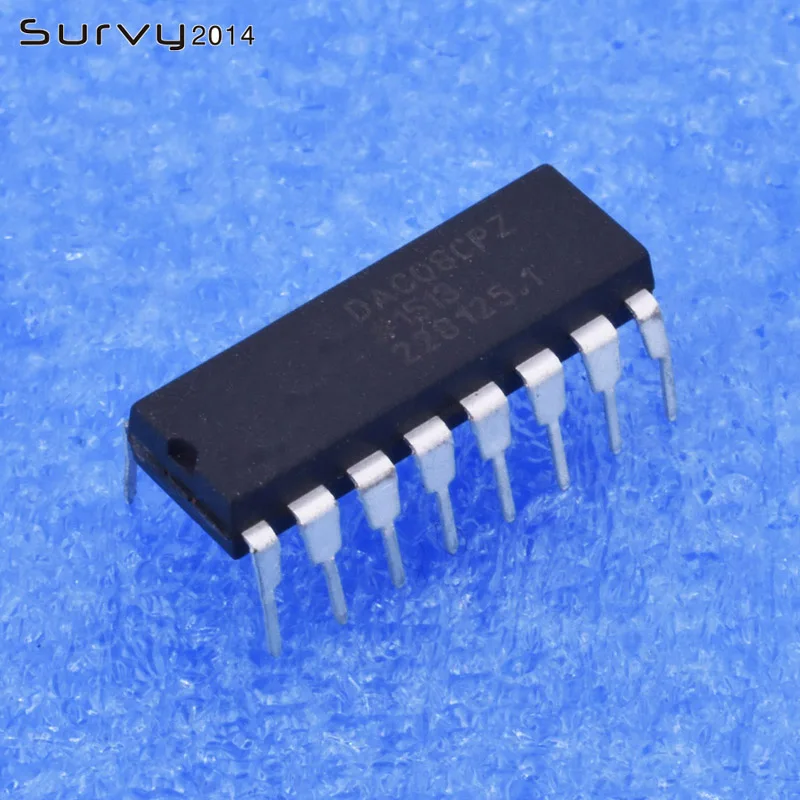 1/5 шт DAC08CPZ DAC08 16 PIN 8 бит параллельный Dac 11 Msps IC US|Интегральные схемы| |