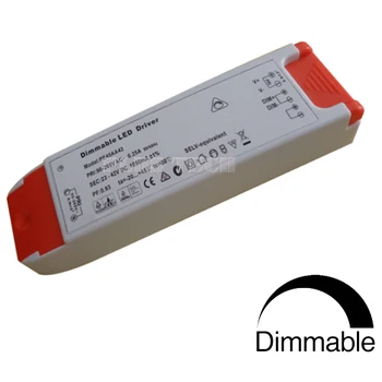 

10pcs/lot Dimmable LED driver 0/1-10V / PWM/ Resistor 3 in1 dimming constant current 30-48V 600mA 28.8W power supply