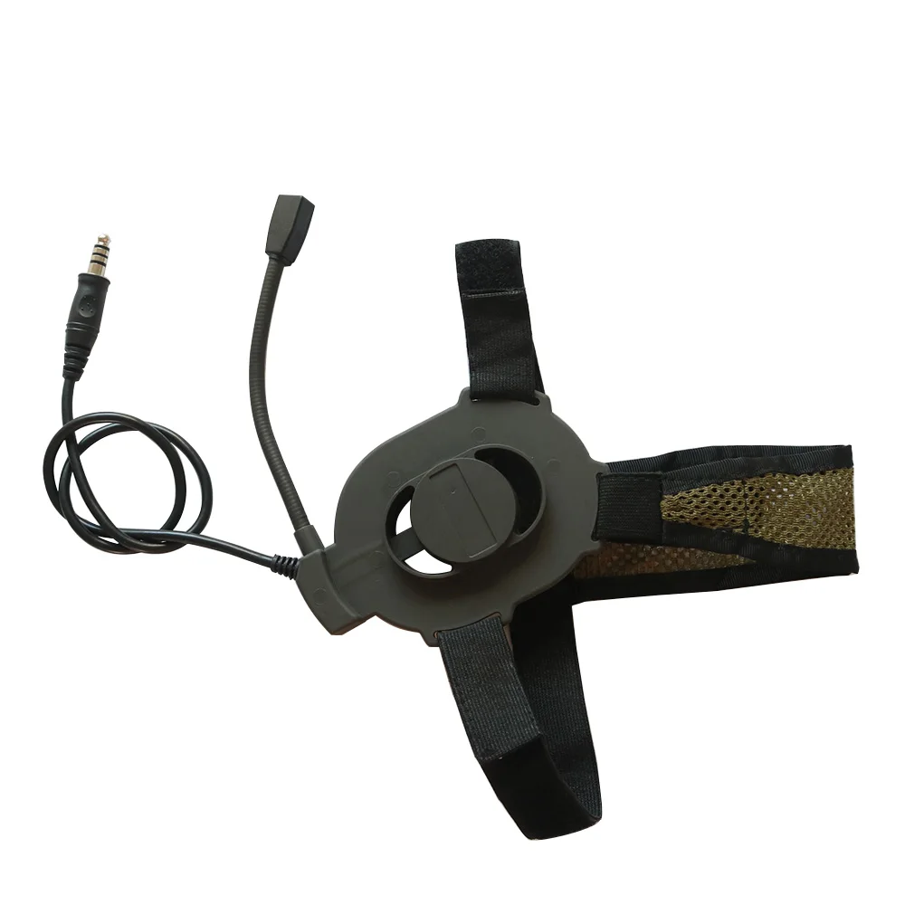 Tactical Airsoft Bowman Elite II Headset Unilateral Headphone Adjustable Harness Military Earnuffs Fit All PTT Plug