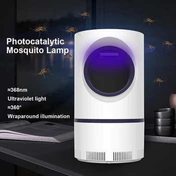 

368nm Ultraviolet Light Mosquito Killer Lamp Anti Electric USB Insect Killer Bug Zapper Photocatalyst Repellent Trap Outdoor