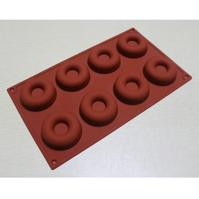 Atekuker силикона пончики формы для выпекания торт поднос круглый Форма наборы для десерта формы для выпечки желе плесень