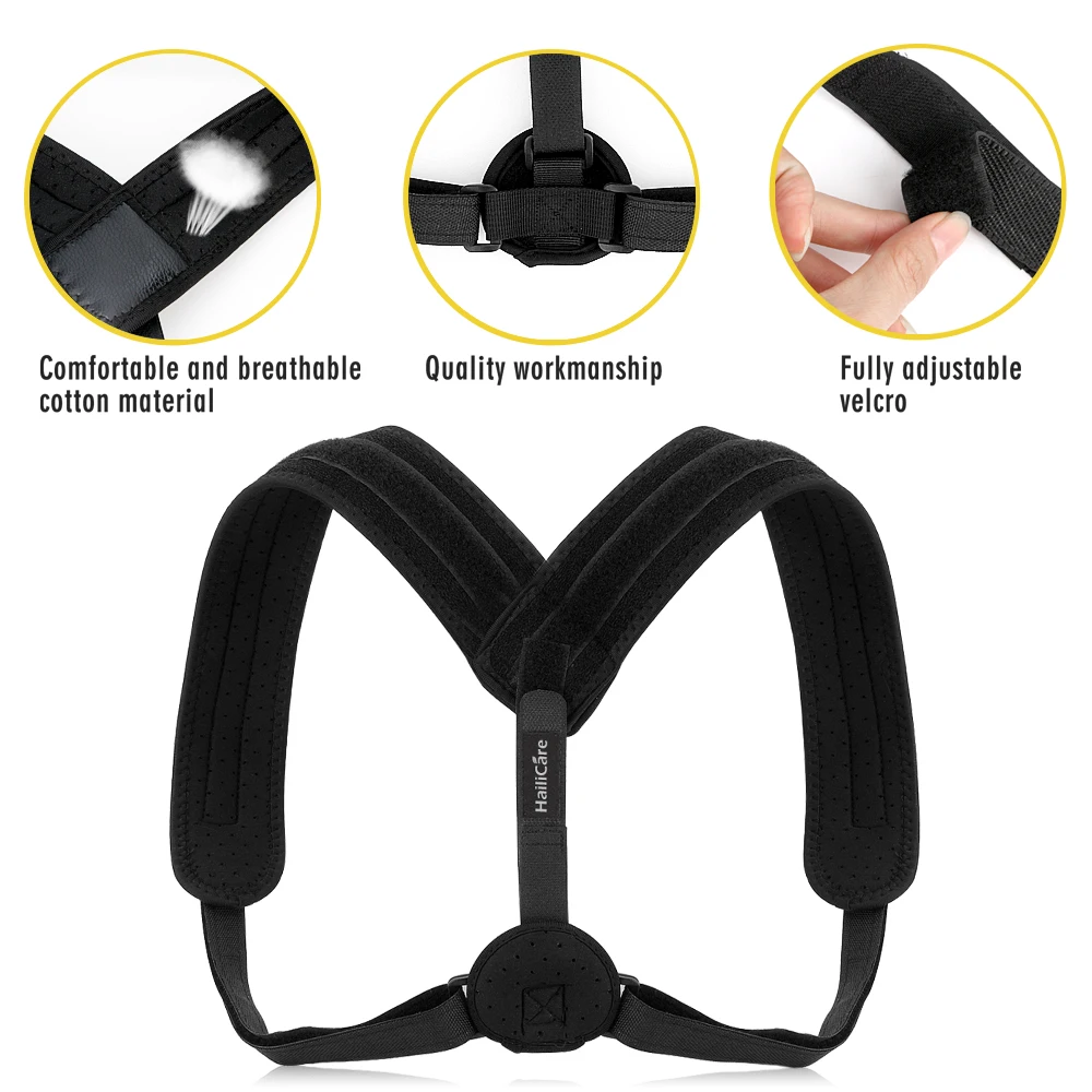 Back Posture Corrector Belt Shoulder Lumbar Brace Spine Support Adjustable Strengthen Child Adult Corset Body Bone Protector