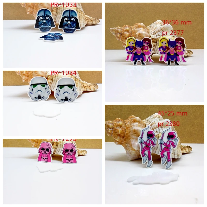 

Free shipping 30 pcs cartoon planar resin PR 2380
