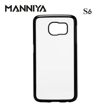 

MANNIYA for Samsung Galaxy S6 S6 edge S6 edge+ 2D Sublimation Blank Plastic Case with Aluminum Inserts 10pcs/lot