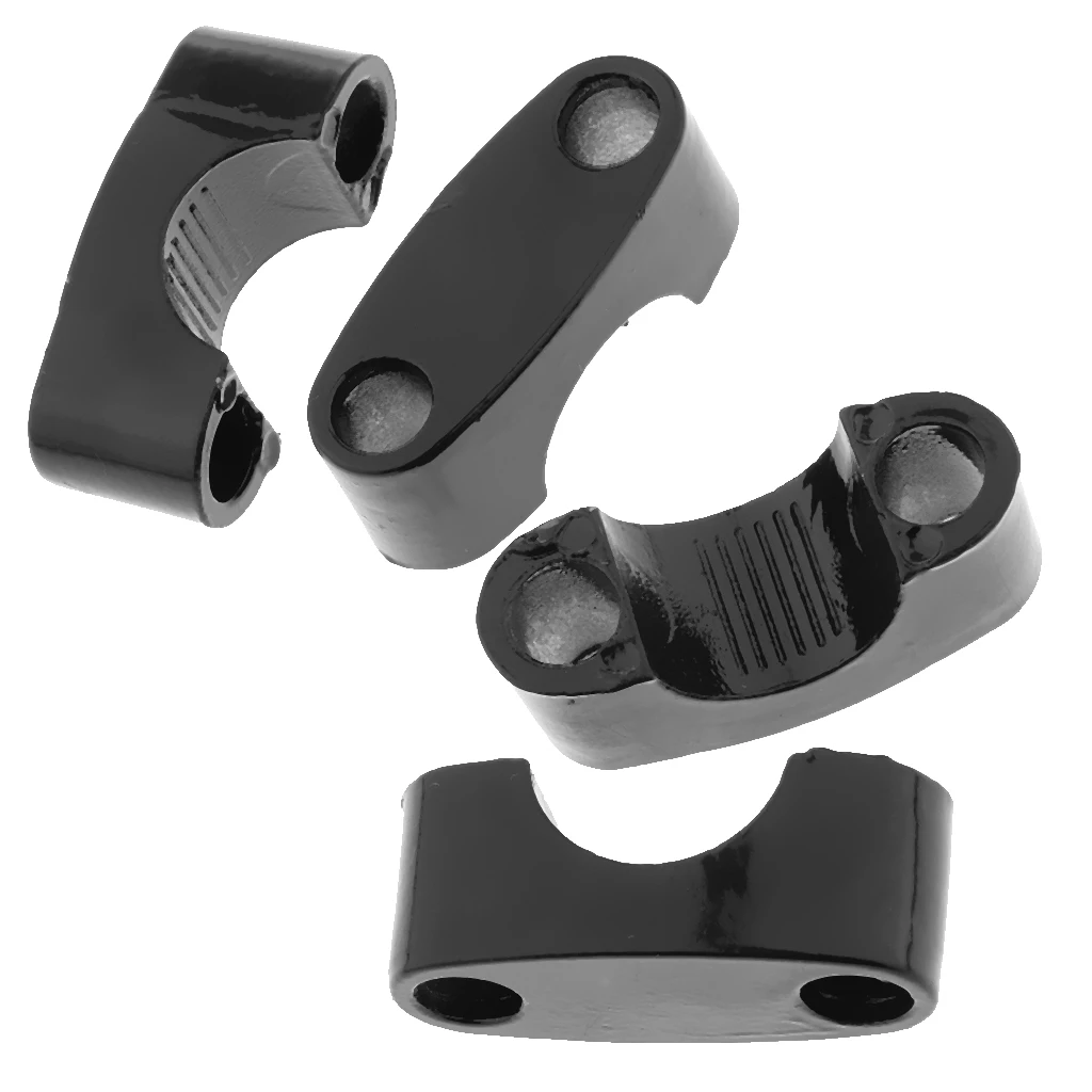 

1 Pair Motorcycle 7/8" 22mm Handle Bar Mirror Mount Holder Clamp Adapter For Honda Yamaha Harley Suzuki KTM ATV Scooter Quad Etc