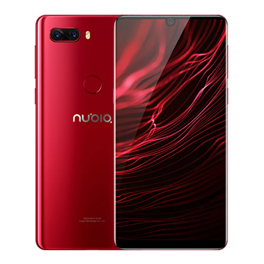 Мобильный телефон zte Nubia Z18, 6,0 дюймов, полноэкранный Восьмиядерный процессор Snapdragon 845, 6 ГБ, 64 ГБ, двойная задняя камера 16 Мп+ 20 МП, 3450 мАч, телефон