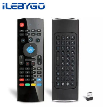 

3pcs/lot MX3 Air Mouse 2.4GHz Wireless Mini Keyboard Voice remote control IR Learning Remote Control For PC Android TV Box x96
