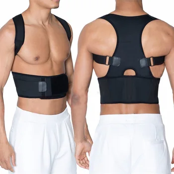 Orthopedic Posture Corset Back Brace Support Back Support Belt  Men Back Straightener Round Shoulder Men's Posture Corrector