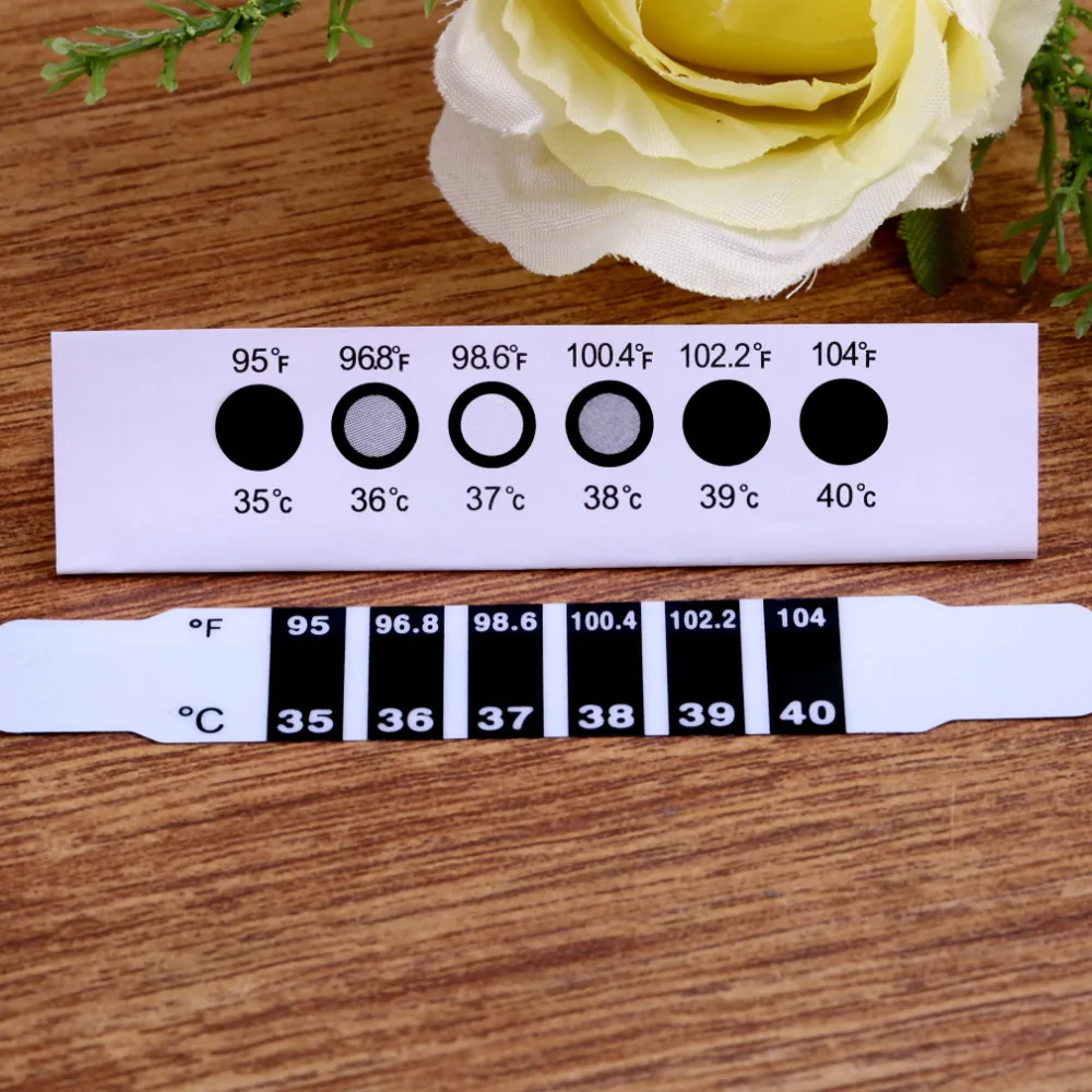1 шт. 90x16 мм практичные мальчики девочки лоб тест температура головы полосы Термометры Температура тела