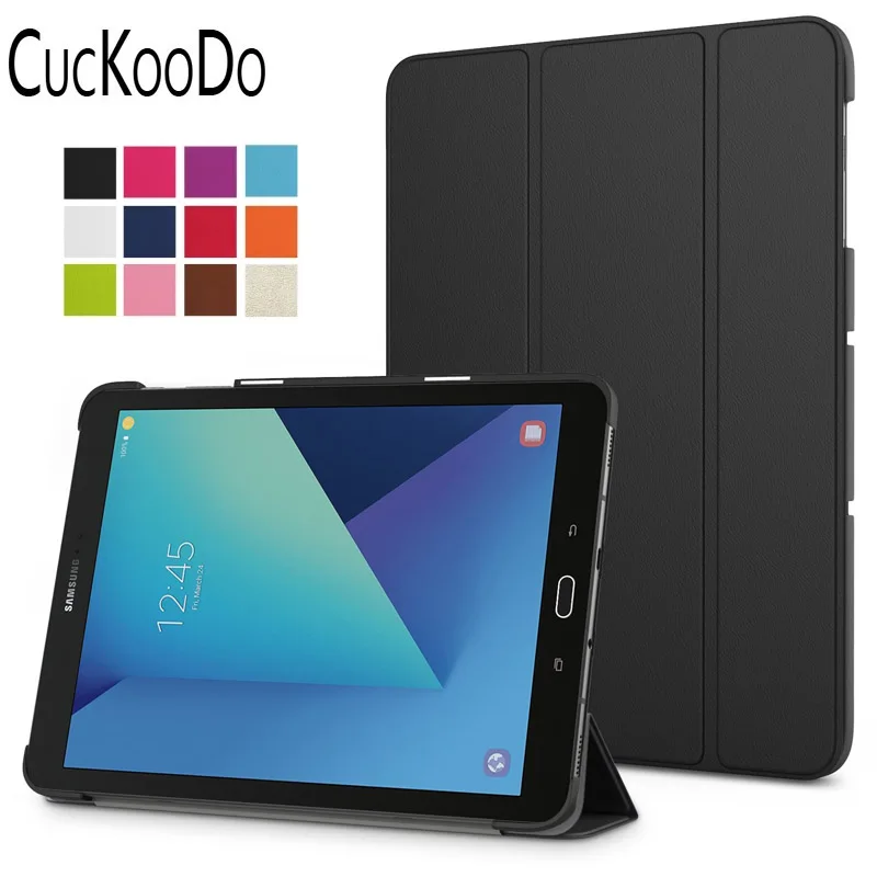 Cuckoodo Ultra Slim smart-оболочки Стенд чехол с автовключение/сна для Samsung Galaxy Tab S3 9.7 дюймов sm-tt820/sm-t825