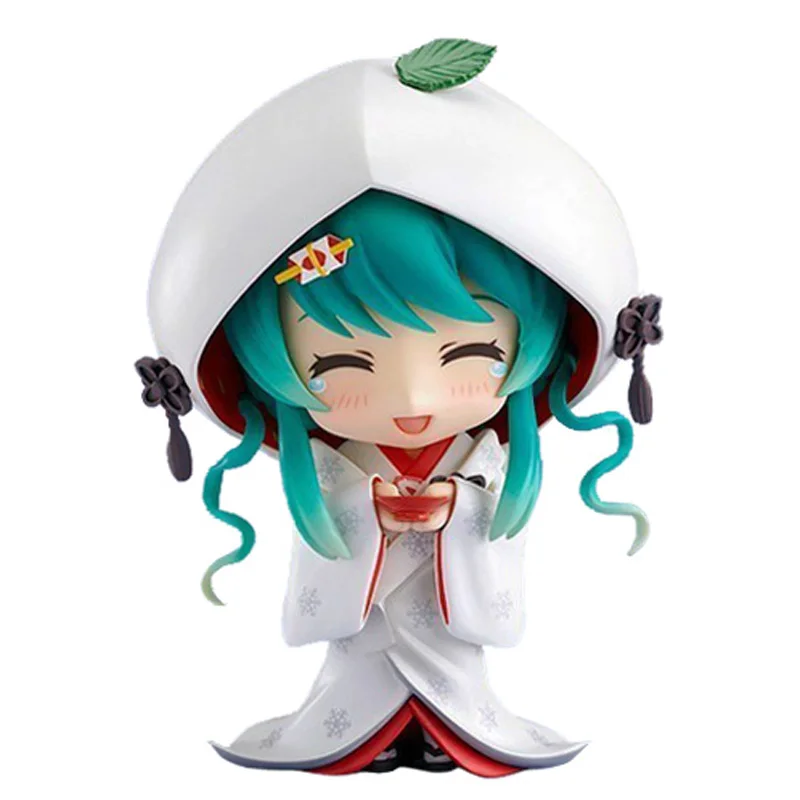 Милый 4 &quotNendoroid Vocaloid Yuki Hatsune Miku клубника вер. В коробке 10 см ПВХ Фигурки Коллекция