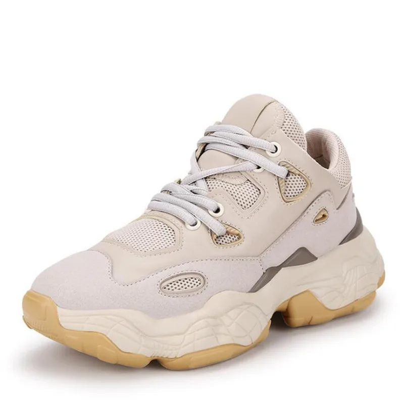 

2019 The new Sell well simple fashionable women's shoes spring trend Mixed colors Genuine Leather casual women's Single shoes
