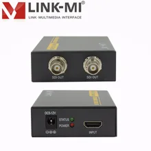 LINK-MI LM-SC5110C Best 1080p HDMI to HD/3G SDI Converter 2 port splitter distance up 150m