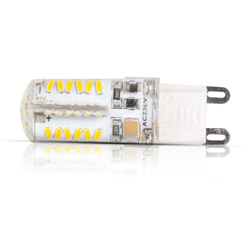 5 шт G9 светодио дный лампы без мерцания AC110V 3014SMD 5 Вт светодио дный лампочки 350LM супер яркий люстра светодио дный свет заменить 30 W галогенная