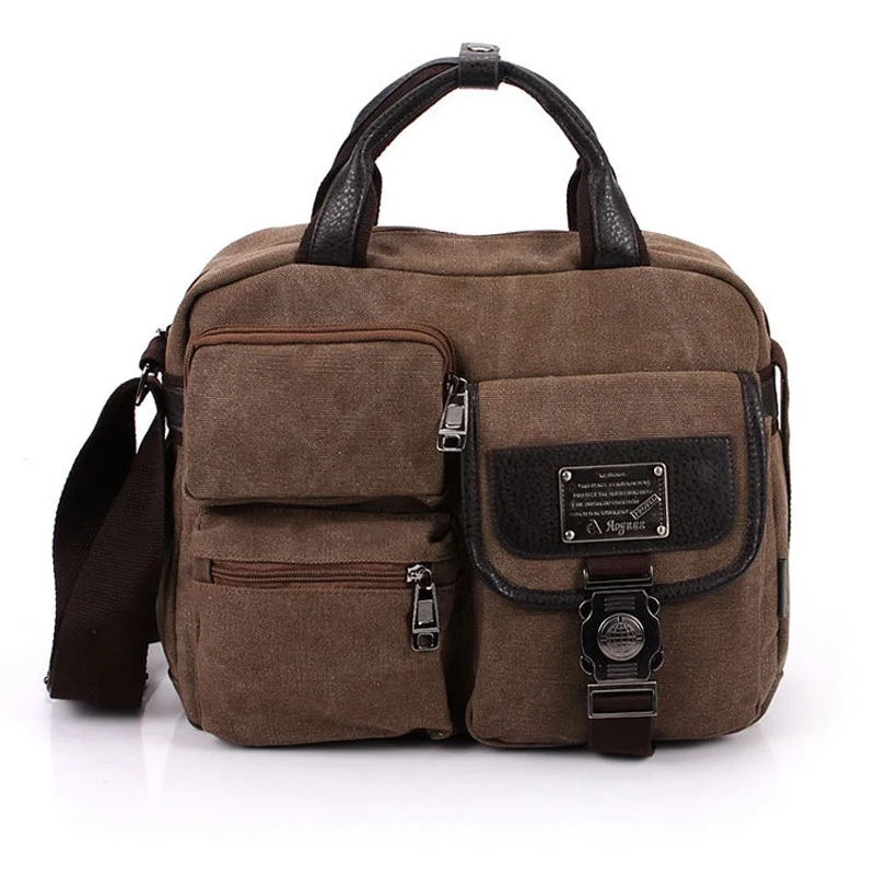 Popular Men's Casual Handbag Shoulder Bag Messenger Satchel Canvas Briefcase Tote Classical