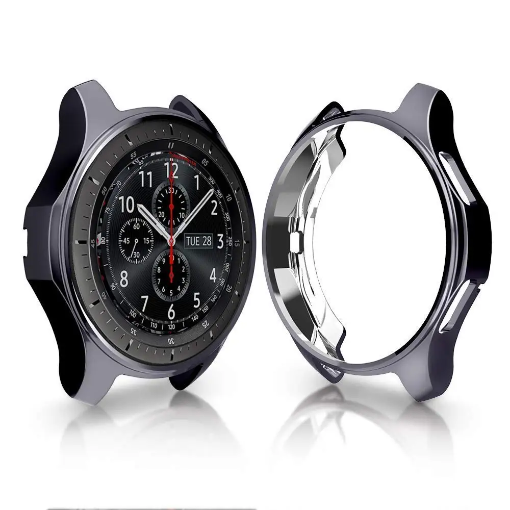 Для samsung Galaxy Watch 46 мм 42 мм чехол Мягкая защитная накладка из ТПУ чехол для samsung gear S3 Frontier Защитный чехол рамка