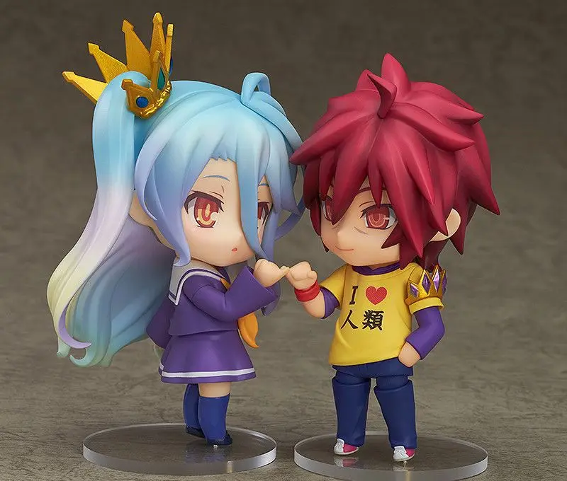 Аниме No Game No Life Nendoroid Sora 652& Shiro 653 ПВХ фигурка Коллекционная модель игрушки 10 см