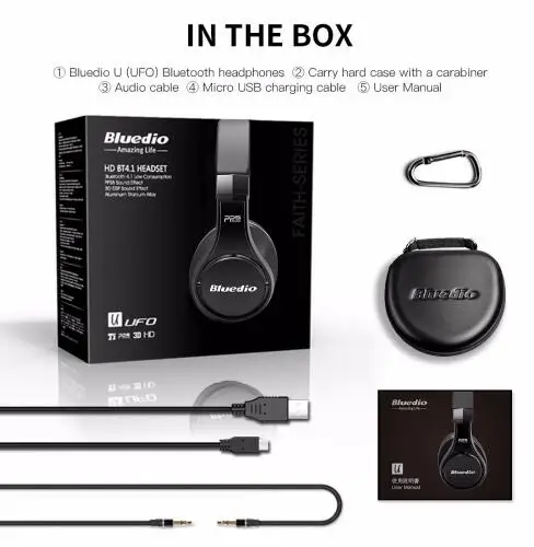 Bluedio UFO Headset Wireless Bluetooth 4.1