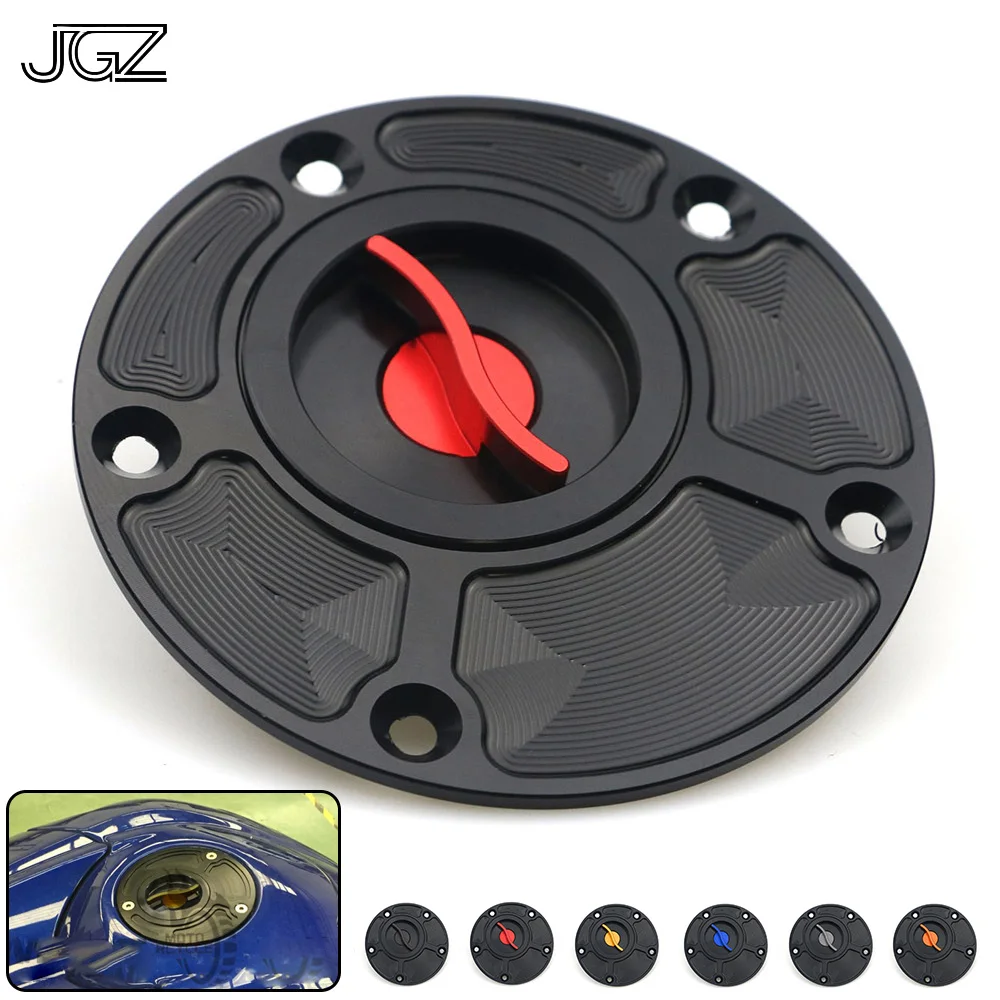 

Motorcycle CNC Aluminum Fuel Tank Cap Cover Decorate Guard Protector Modify Accessory for Yamaha MT07 MT09 R3 R1 R6 R25 FZ1 FZ6