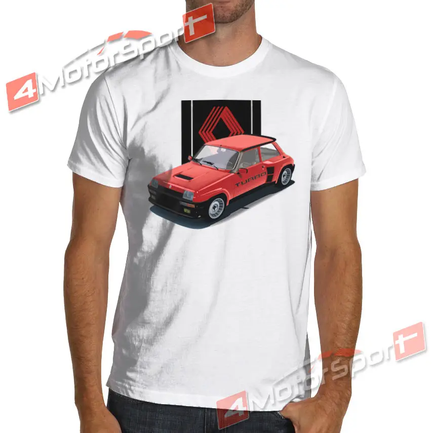 Renault 5 Turbo Ретро ралли racinger футболка ВКР | Мужская одежда