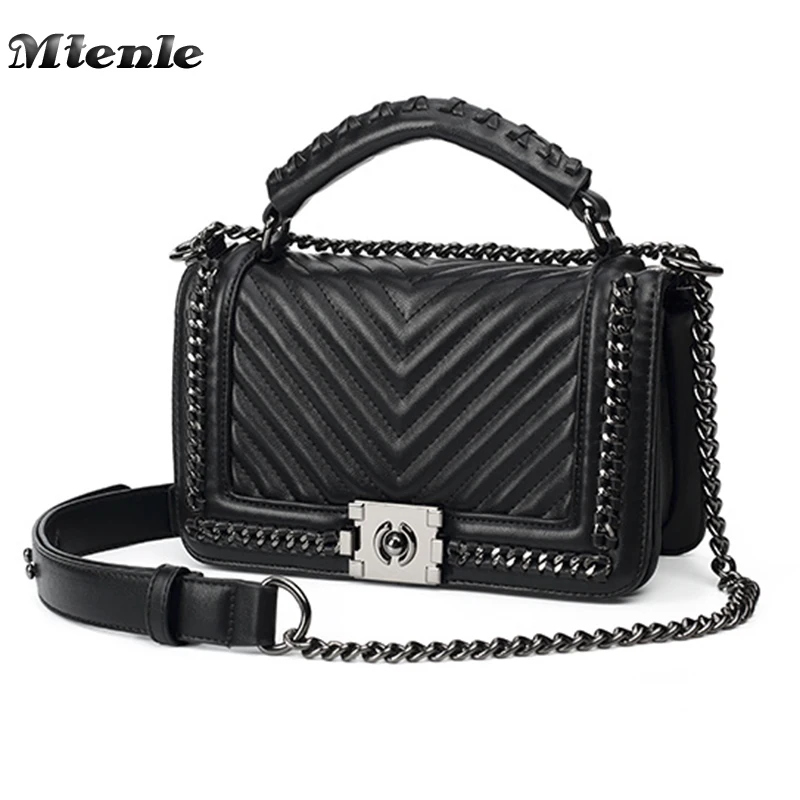 

Fashion Women Crossbody Bag Chain Single Shoulder Bags Ladies PU Leather Bag Women Handbags New Sac Femme Spring Summer H