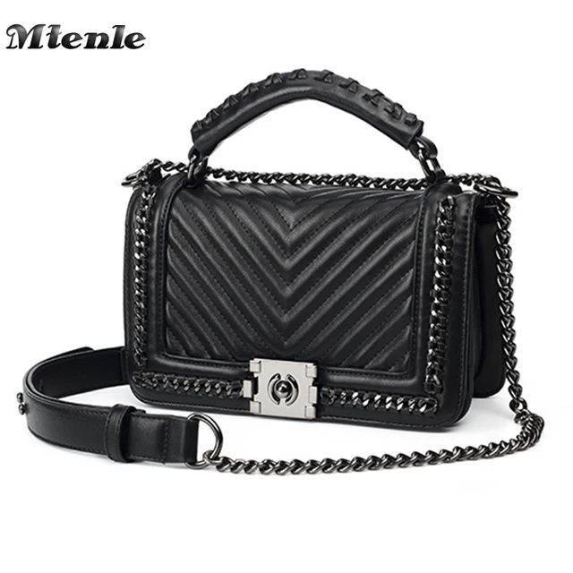 Mtenle Fashion Women Crossbody Bag Chain Single Shoulder Bags Las Mtenle Fashion Women Crossbody Bag Chain Single Shoulder Bags Las Pu Leather Handbags New