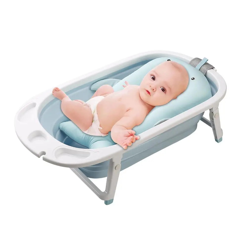 Cartoon Whale Shape Baby S Bath Mat Bath Net Newborn Non Slip