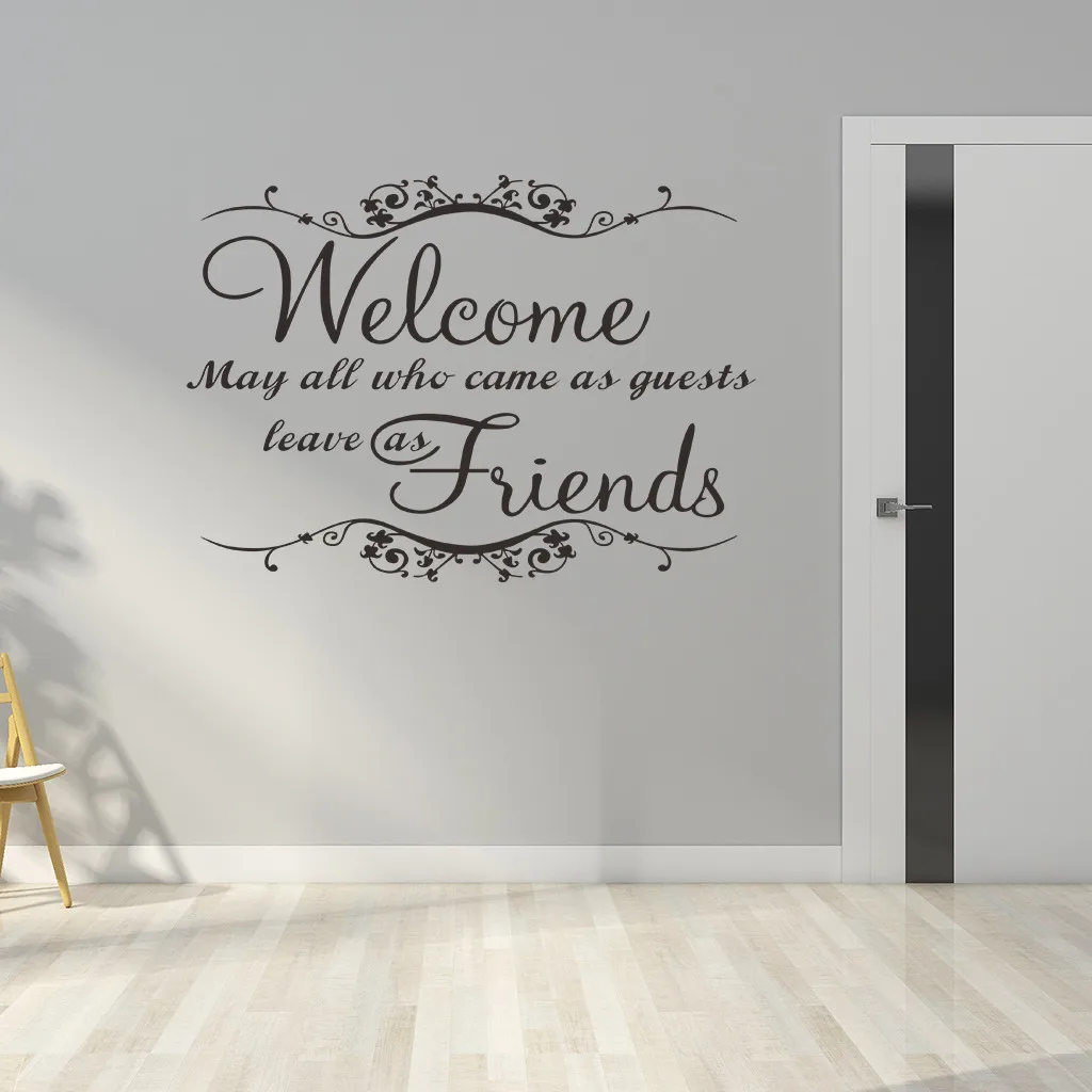 Friend Removable DIY Art Vinyl Mural Home Decor Wall Stickers