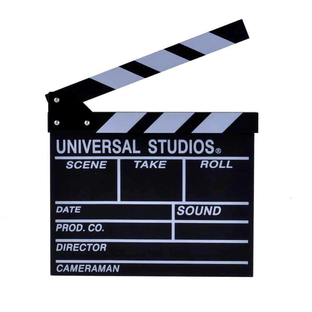 Neewer 12 ''x 11''/30 см x 27 см директор Видео Сцена Clapperboard ТВ кино колотушки доски плёнки Сланец Cut Опора