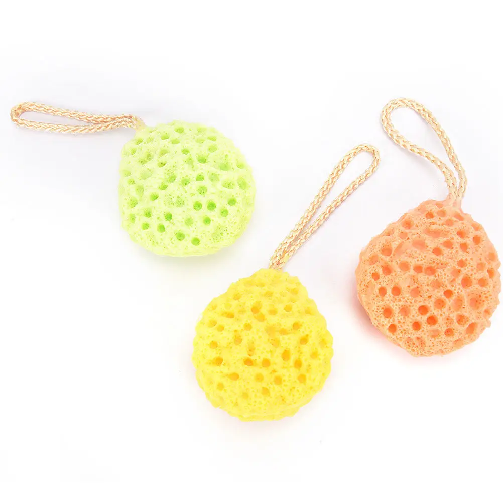 1Pc SPA Exfoliator Face Cleaning Scrub Sponge Soft Bath Sponge Shower