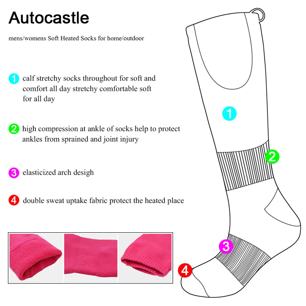 6 electric socks