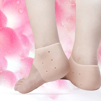 

New Soft Silicone Moisturizing Gel Heel Socks Cracked Foot Skin Care Protectors 100 pair