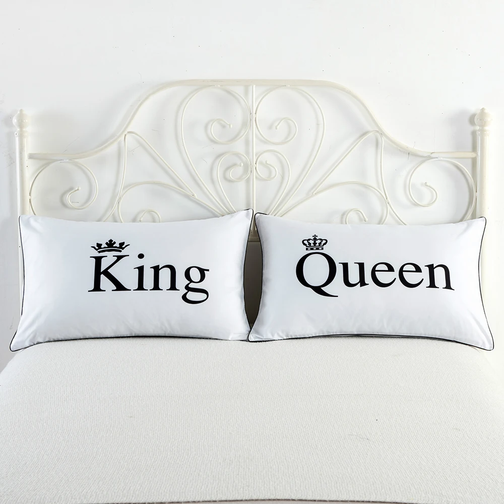 

48x74 cm wedding couple pillowcase girl's favor lovers cute I Love you bedroom pillow cover supplies