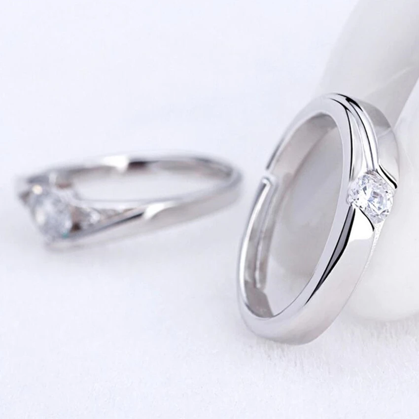 NEHZY Ultra-flash crystal couple ring tenderness ring fashion jewelry ring to send his girlfriend to send his wife