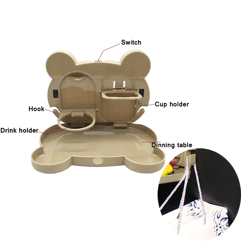 Child Car Seat Table Car Seat Tray Storage Kids Toy Food Water Holder Children Portable Table For Car Baby Food Desk ABS Child Car Seat Table Car Seat Tray Storage Kids Toy Food Water Holder Children Portable Table For Car Baby Food Desk ABS