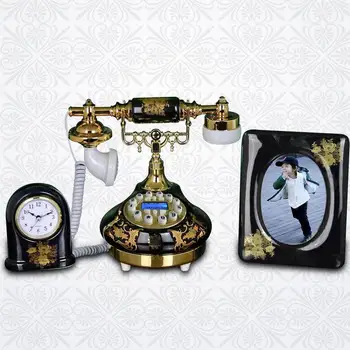 

Factory direct sales of ceramic antique telephone fashion cute retro European pastoral creative landline calls