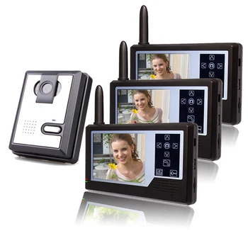

3.5 inch TFT Colour Display wireless intercom system for villa