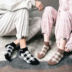 Dreamlikelin/1 пара носков для влюбленных, хип-хоп, мужские и женские унисекс, шахматные носки, хлопковые уличные носки, подарки для пар
