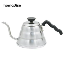 Homadise Edelstahl Hario Kaffee Tropf Wasserkocher Topf Teekanne Wasserkocher Tee Kaffeemaschine Hight Qualität Küche Zubehör 1000 ML