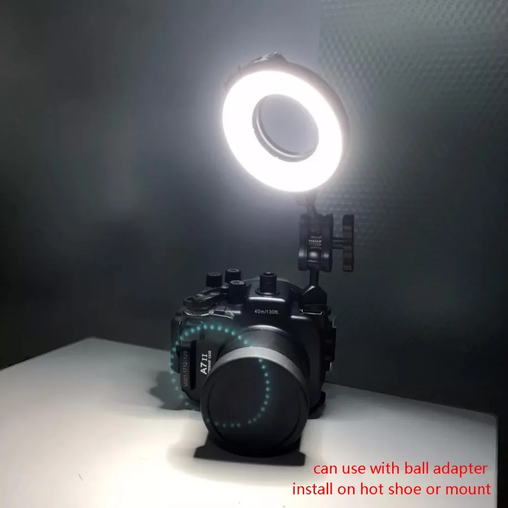 Seafrogs SL-108 Подводное макро кольцо вспышка для Fujifilm X100F Olympus TG-5 TG5 TG-4 sony A7 II A7R II Корпус чехол