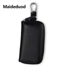 Maideduod ключ высокого качества кошелек винтажный Кошелек для монет красивое кольцо для ключей Повседневная брелок автомобильный ключ сумка из натуральной кожи коровья кожа