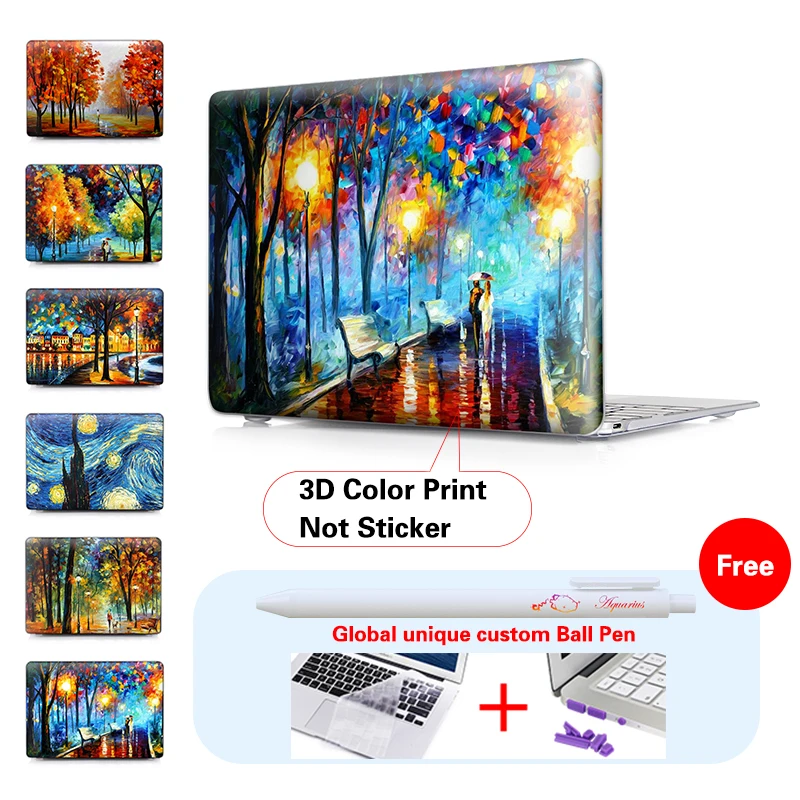Colorful Paint Print Matte Hard Case Skin for MacBook 12/"Air Pro 11/" 13/"15/"+2016