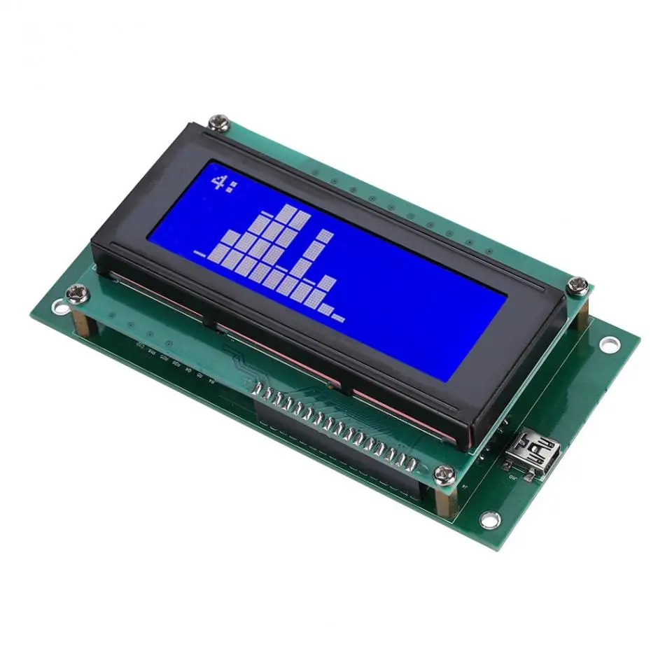 HS2004 Смарт ЖК-модуль дисплей доска синий UART на основе USB ЖК-модуль дисплей Панель Прямая поставка