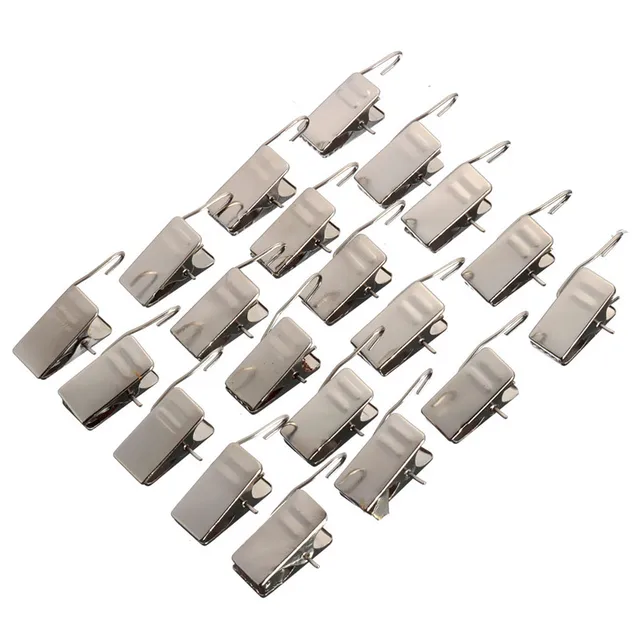 Curtains Ideas curtain pole clips : Aliexpress.com : Buy Wholesale Price 20PCS Metal Fabric Pole ...