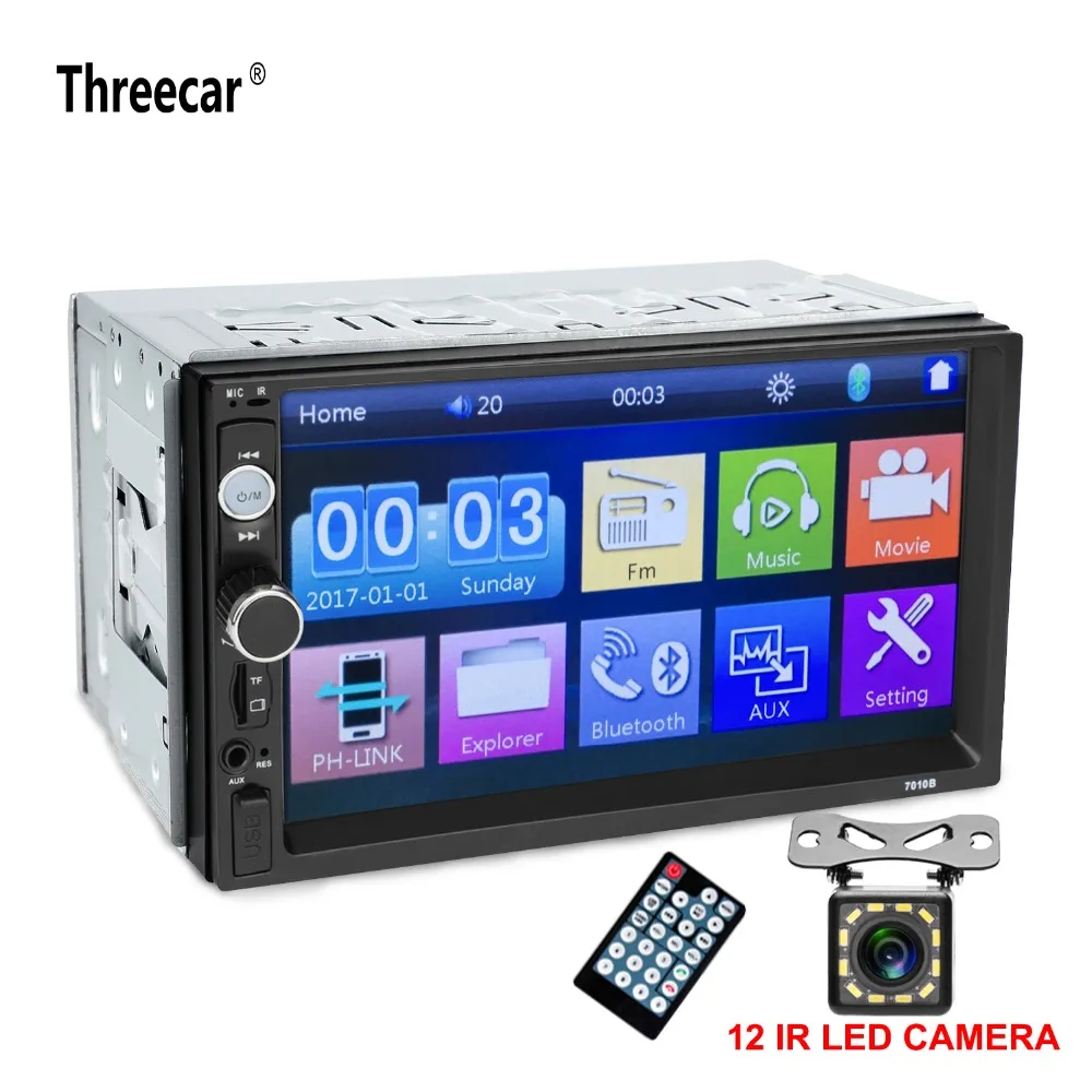 

Newest Autoradio 2 Din android mirror link car radio player car bluetooth audio universal auto Stereo support camera free gift