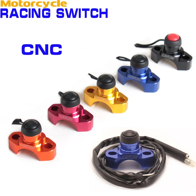 

CNC BILLET UNIVERSAL ENGINE STOP START KILL SWITCH BUTTON For KTM HONDA KAWASAKI SUZUKI YAMAHA Motorcycle
