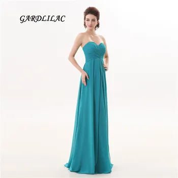 

2019 New Pleat Prom Dresses Sweetheart Chiffon Evening Prom Gowns Crystal Beads Belt Wedding Party Gown